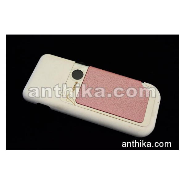 Nokia 7360 Kapak Original Battery Cover Chreme Pin...