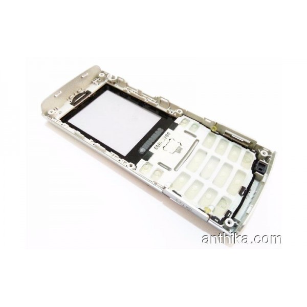 Samsung M200 Kapak Tuş Orjinal Cover Keypad Silver