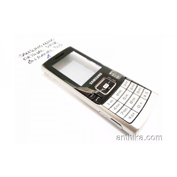 Samsung M200 Kapak Tuş Orjinal Cover Keypad Silver