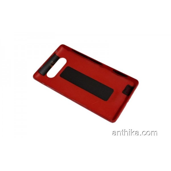 Nokia Lumia 820 N820 Kapak NFC Anten Original Battery Cover Red