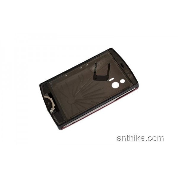 Sony Ericsson Xperia Mini ST15 ST15i Kapak Set Siyah Cover Black-Rose