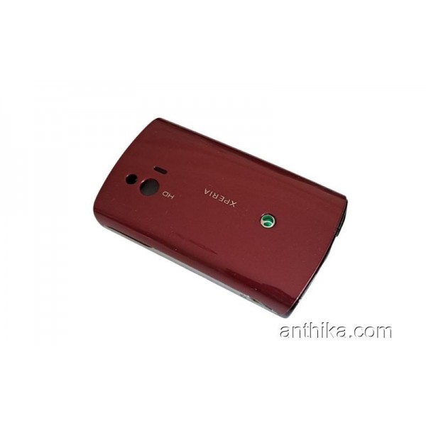 Sony Ericsson Xperia Mini ST15 ST15i Kapak Set Siyah Cover Black-Rose