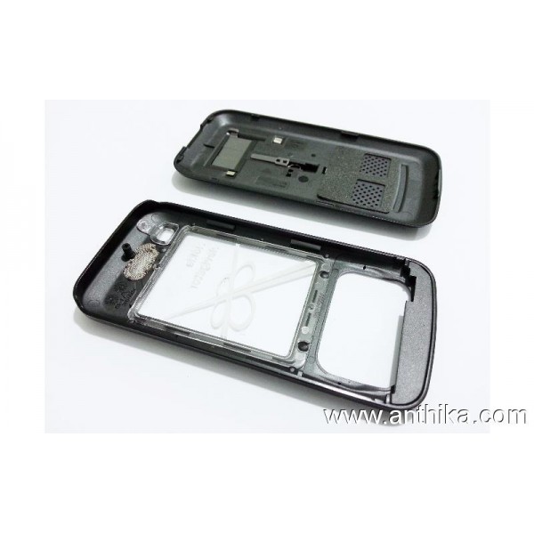 Nokia 6110 Navigator Kapak Takım Black Cover