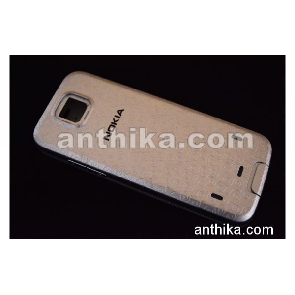Nokia 7310 Supernova Kapak Tuş High Quality Xpress on Cover Silver New
