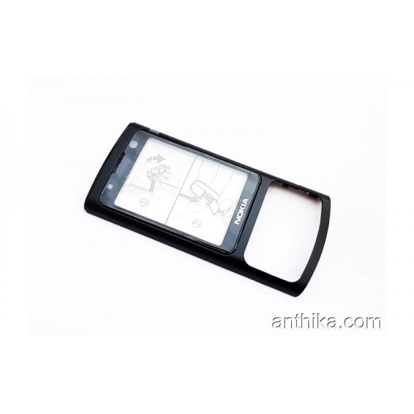 Nokia 6700 Slide Kapak Original Front Cover Black ...
