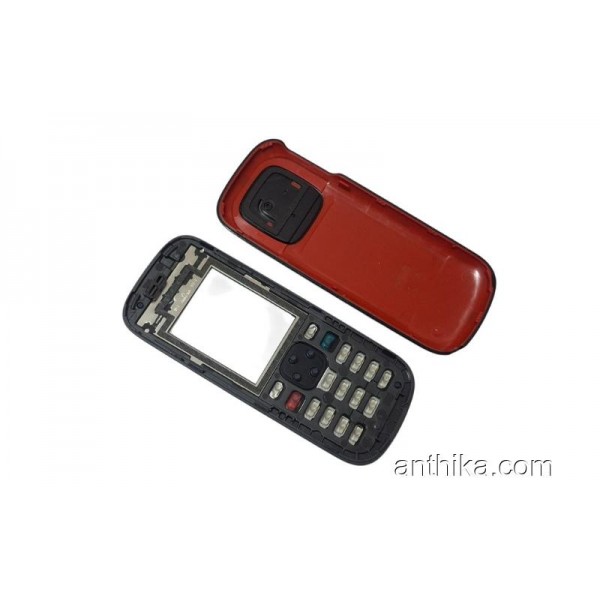 Nokia 5030 Kapak Tuş Original Xpress on Cover Black Red New
