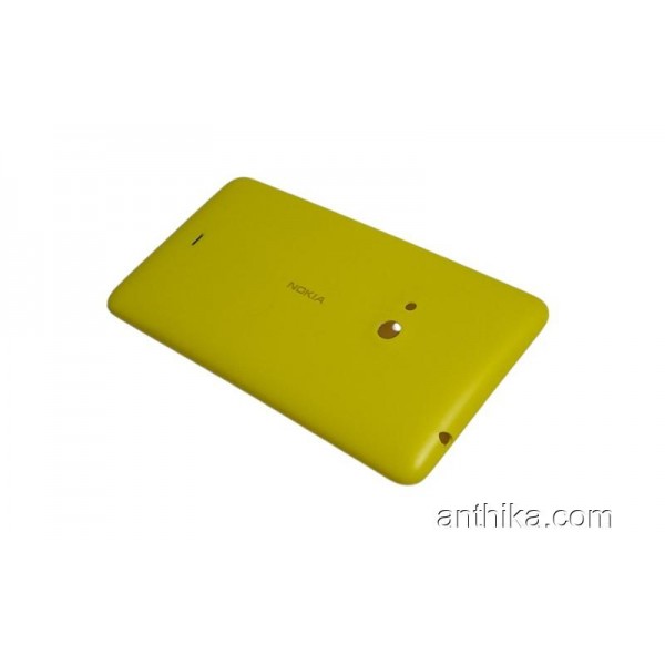 Nokia Lumia 625 Kapak N625 Original Battery Cover Yellow New
