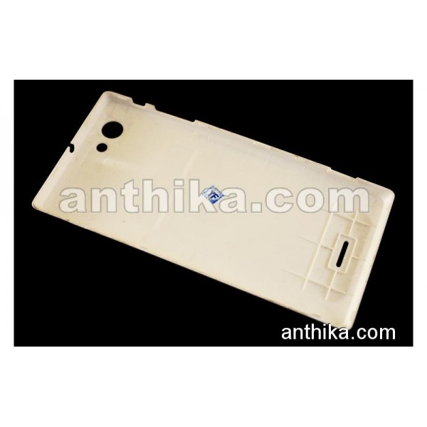 Sony Xperia J ST26i Kapak Original Battery Cover White New