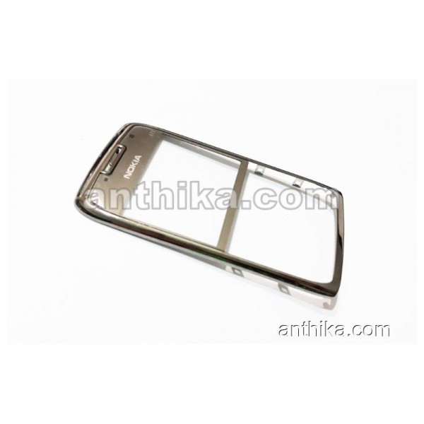 Nokia E71 Kapak Original Front Cover Dark Gray New