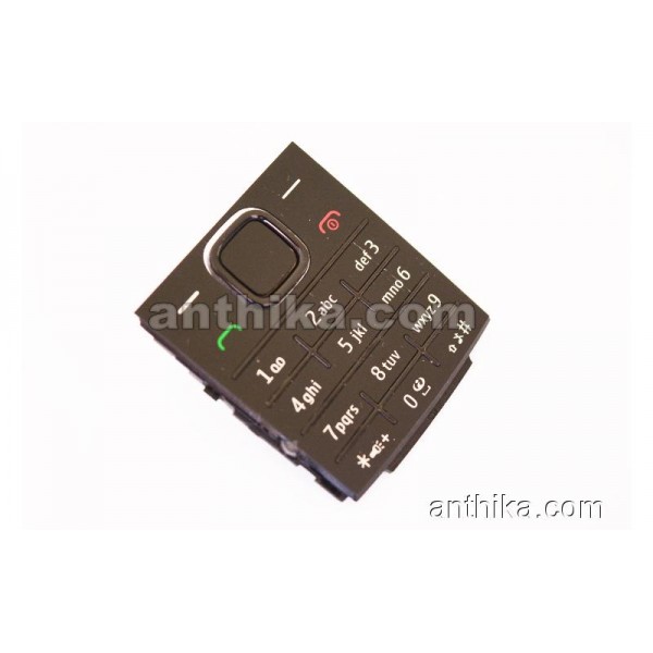 Nokia X2-00 Tuş Original Keypad Black New