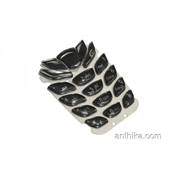 Nokia 6510 Tuş Nokia 6510 Cam Tuş Siyah