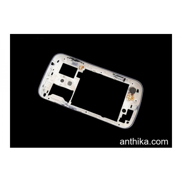 Samsung Galaxy S Duos S7562 Kasa Original Middle Cover White New