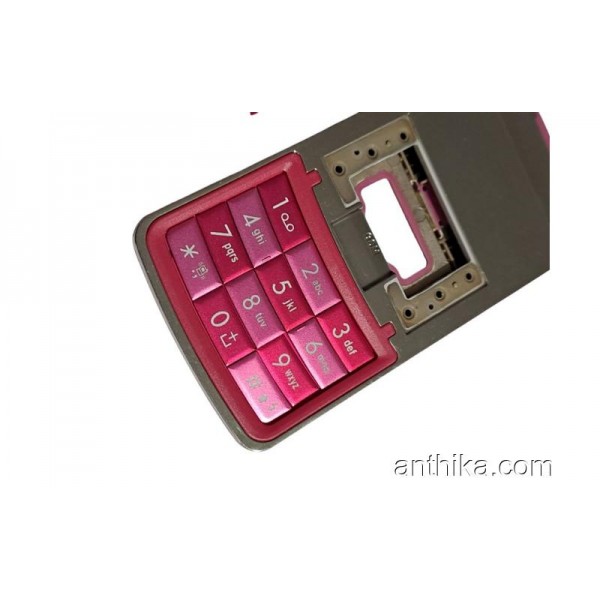 LG KG800 Kapak Kasa Tuş High Quality Housing Pink New