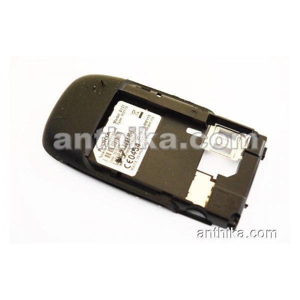 Nokia 6131 Kasa Şarj Soketi Original Middle Cover Black Used