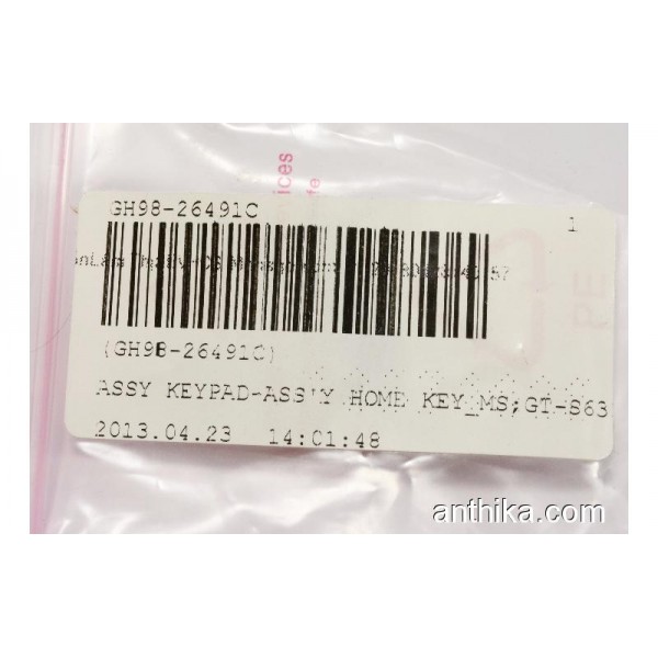 Samsung S6312 Home Tuşu Orjinal Home Button Key GH98-26491C
