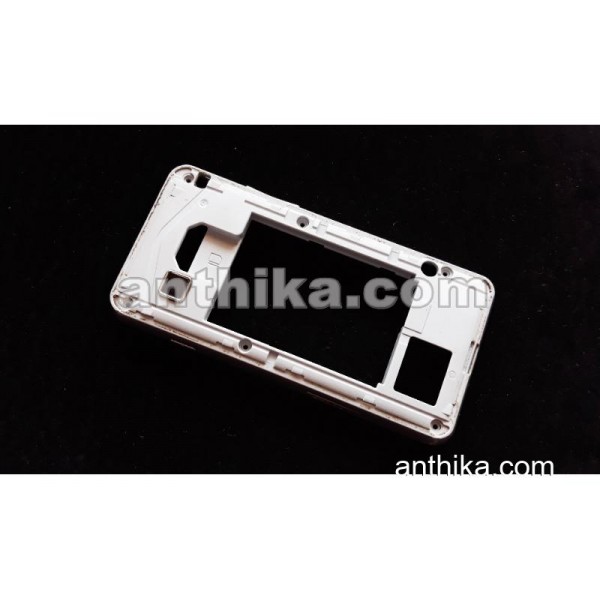 Samsung S5260 Star 2 Kasa Original Middle Cover Wh...