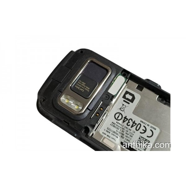 Nokia N86 Kasa Flex Buzzer Soket Original Middle Cover Black Used