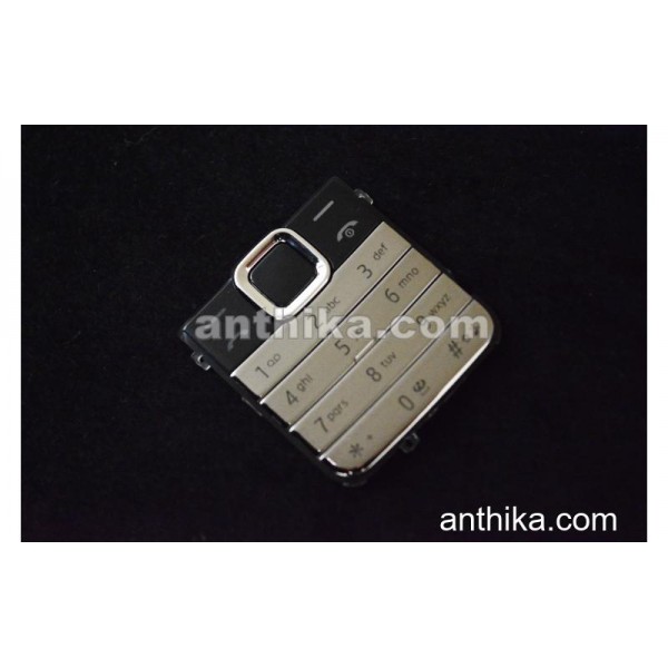 Nokia 7310 Supernova Tuş Original Silver Black Ne...