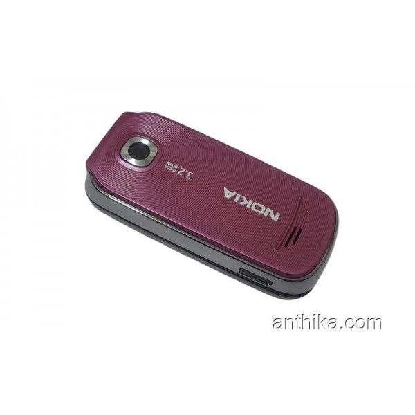 Nokia 7230 Kapak Kasa Tuş Soket Original Full Housing Pink New