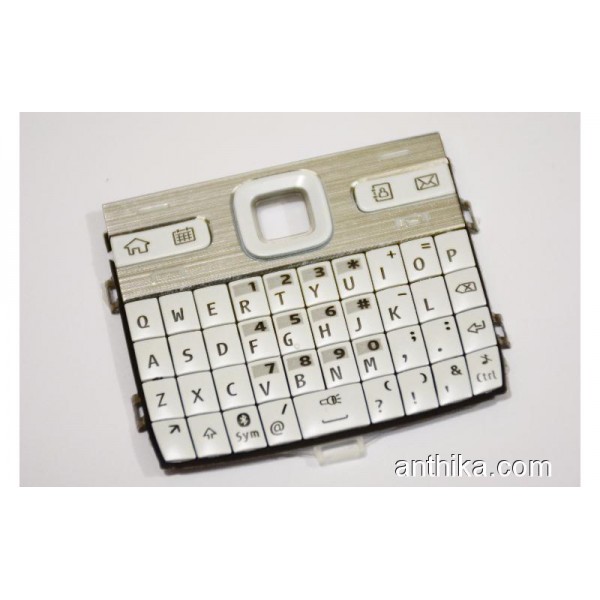 Nokia E72 Tuş Orjinal Keypad White New