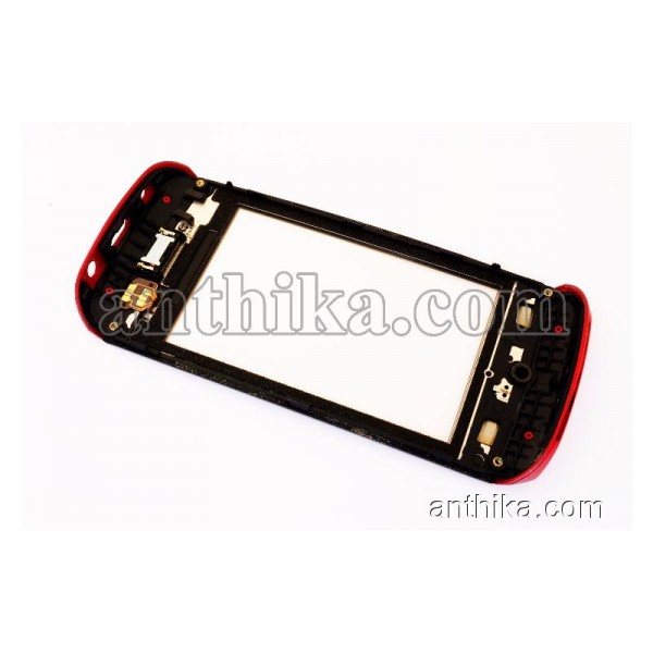 Nokia Asha 305 306 Dokunmatik Original Touchscreen Red 00801J7