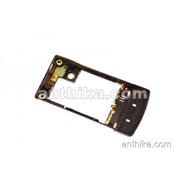 Nokia 6500 Slide Kasa Original Middle Cover Silver Used