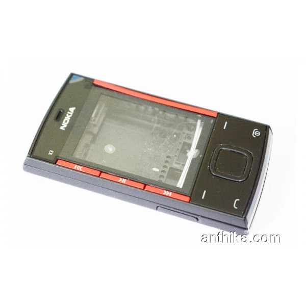 Nokia X3 X3-00 Kapak Tuş Kasa Orjinal Full Housin...