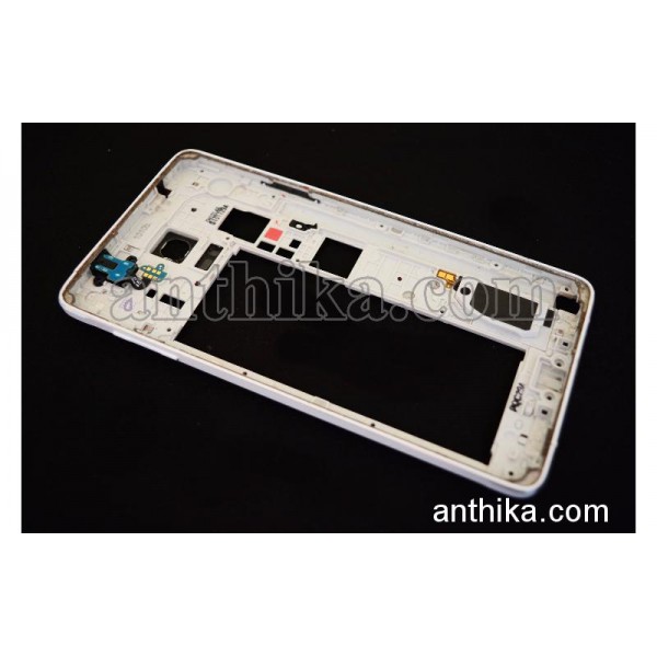 Samsung Galaxy Note 4 N910 N910F Kasa Original Middle Cover White Used