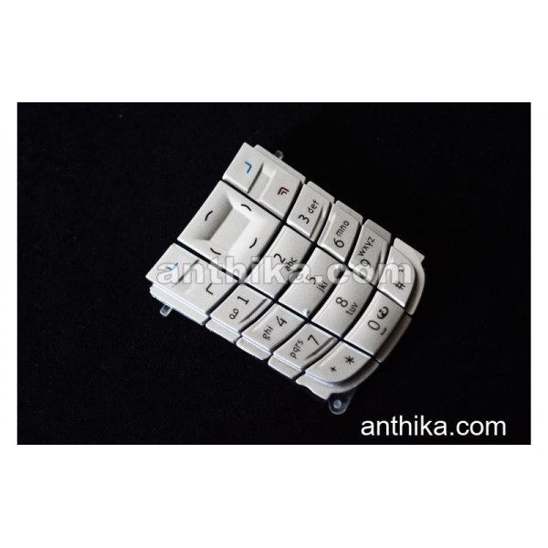 Nokia 3120 Tuş Original Keypad Silver New