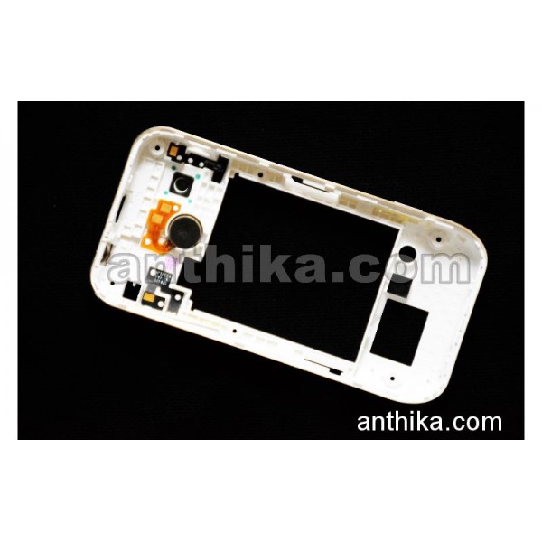 Samsung S5250 Wave 525 Kasa Original Middle Cover White GH98-17543A