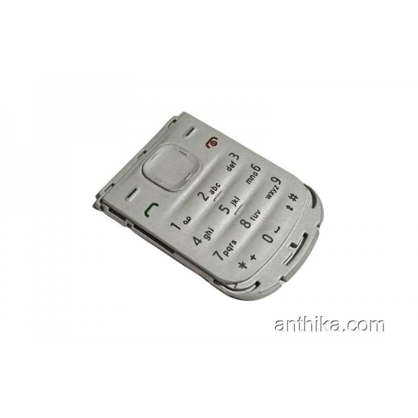 Nokia 1203 Tuş Original Keypad Silver New