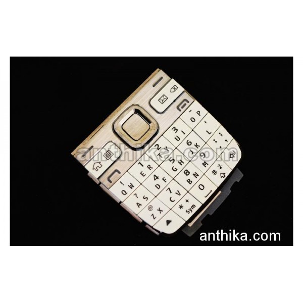 Nokia E52 E55 Tuş High Quality Keypad White New