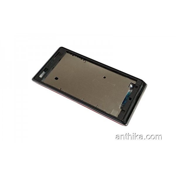 Sony Xperia J St26 St26i Kapak Kasa Original Full Housing Pink New