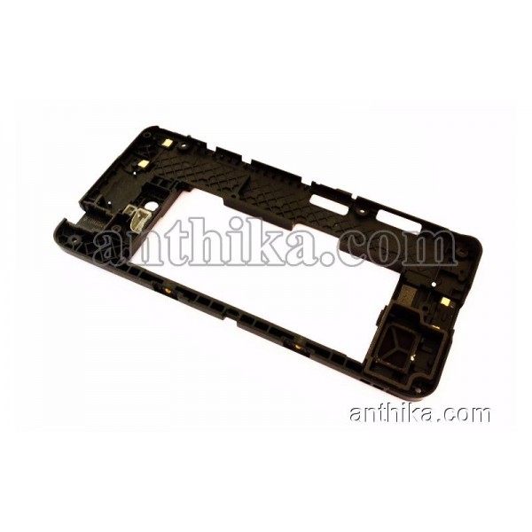 Nokia Lumia 630 Kasa Orjinal Middle Cover Black Used 02642Q1