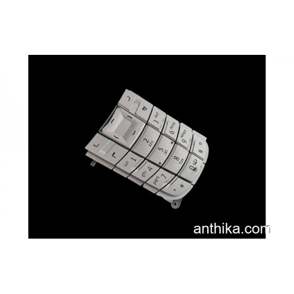 Nokia 3120 Tuş Original Keypad Silver Used