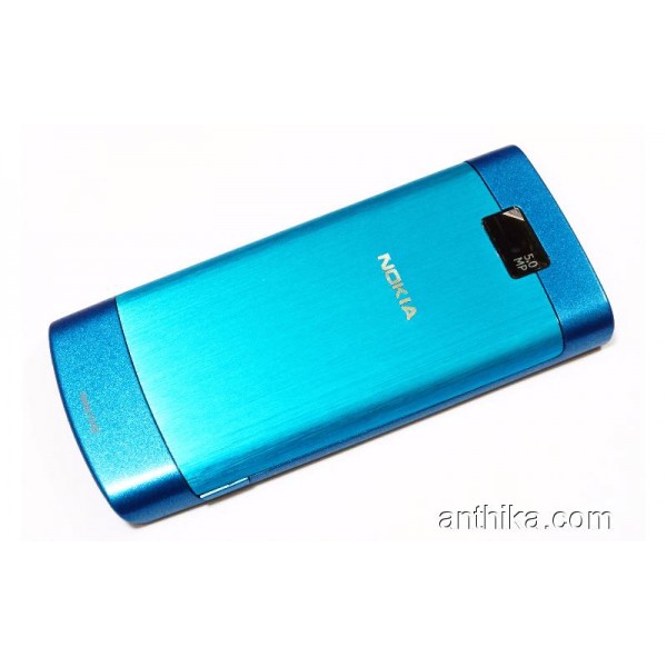 Nokia X3-02 Kapak Kasa Tuş Orjinal Kalitesinde Full Kasa Blue New