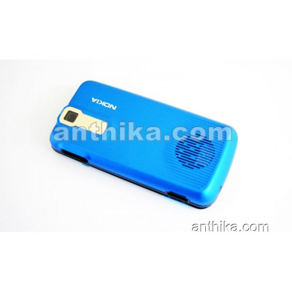 Nokia 7100 Supernova Kapak Kasa Tuş High Quality Full Housing Blue New