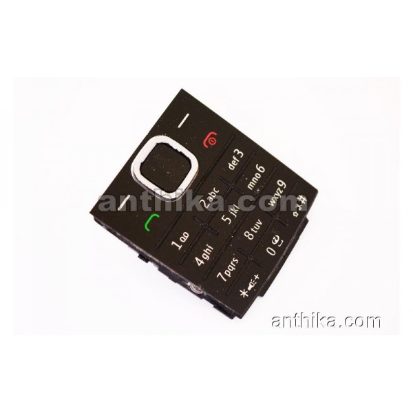Nokia X2-00 Tuş Original Keypad Black Used
