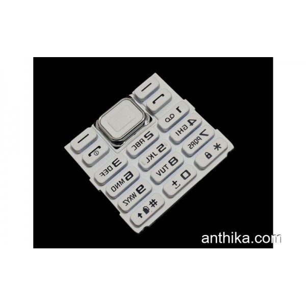 Samsung B350 B350e Tuş High Quality Keypad White New