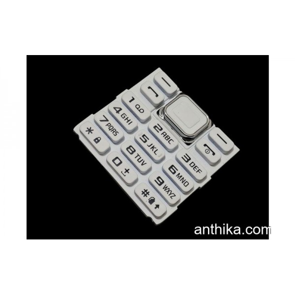 Samsung B350 B350e Tuş High Quality Keypad White New