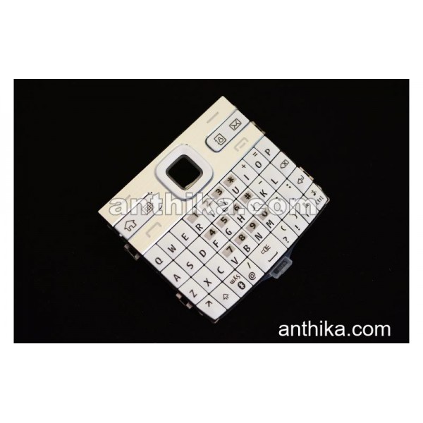 Nokia E72 Tuş Original Keypad White New