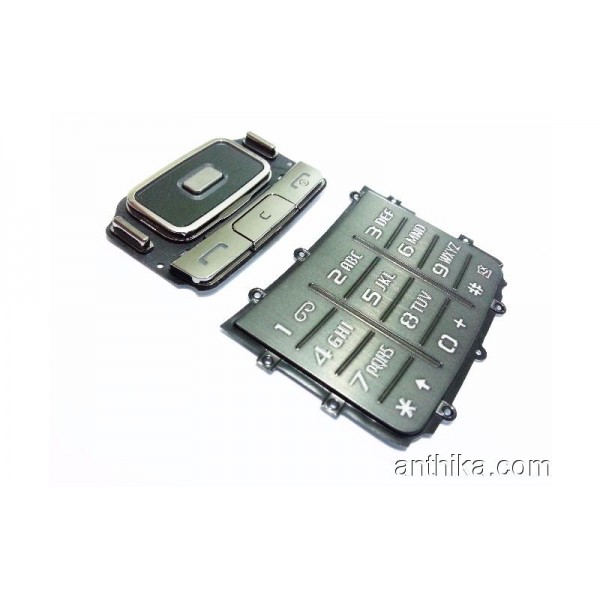 Samsung G800 Tuş Orjinal Keypad Dark Gray