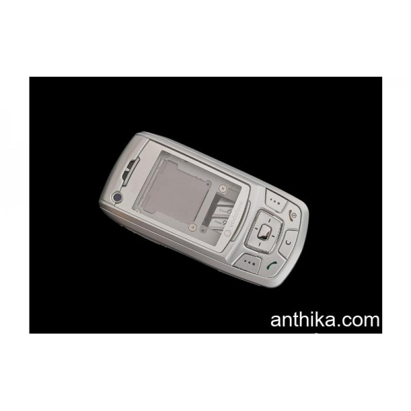 Samsung Z400 Kapak Kasa Tuş Original Housing Silv...