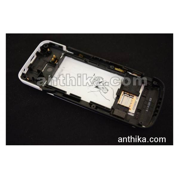 Nokia 6730 Kapak Original Battery Cover Middle Cover White New Condition