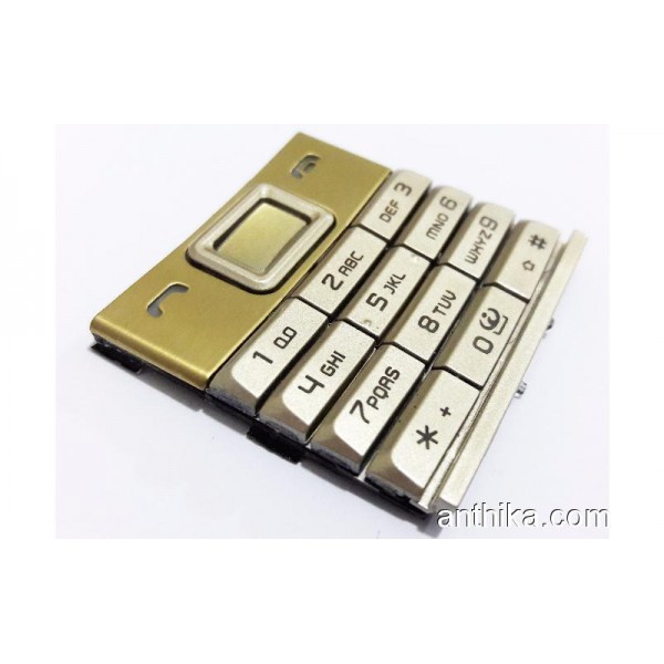 Nokia 8800 Sirocco Tuş Orjinal Kalitesinde Gold