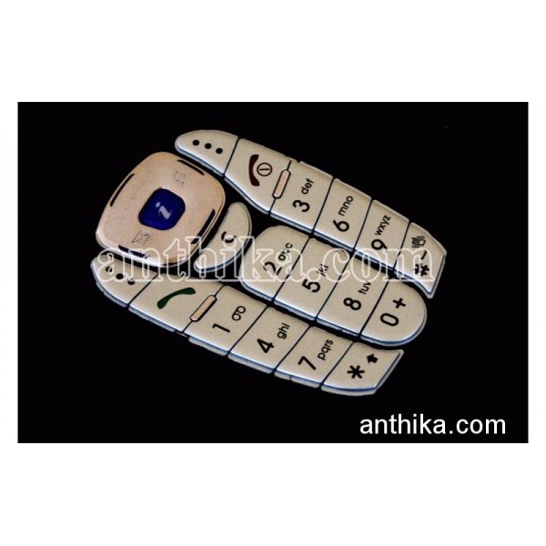 Samsung X480 Tuş Original Keypad Silver New