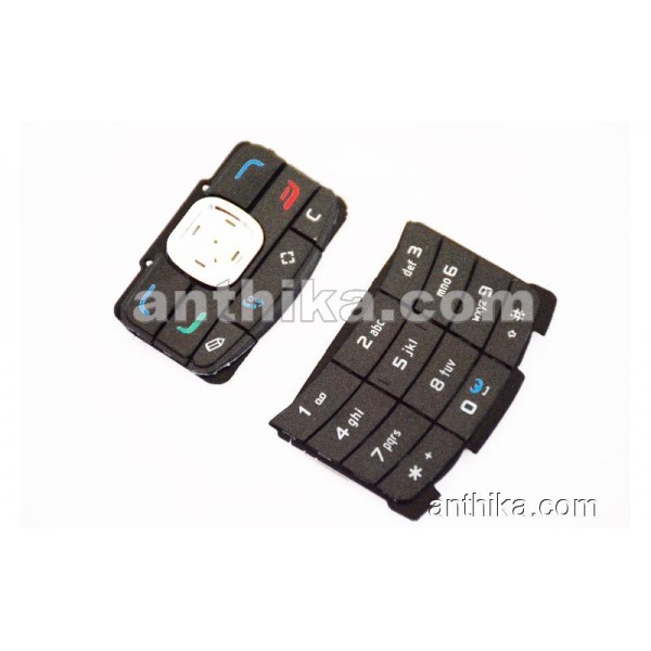 Nokia N80 Tuş Set High Quality Keypad Black New