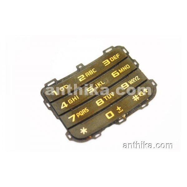 Samsung C3750 Tuş Original Numeric Keypad Grey Us...