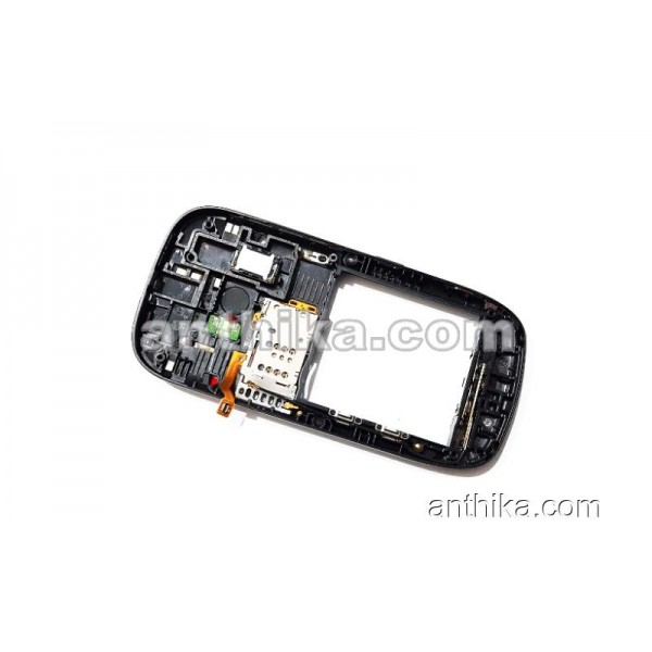 Nokia C7 C7-00 Kasa Sim Yuva Original Middle Cover Sim Reader New