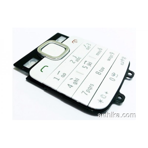 Nokia C1-01 Tuş Orjinal Keypad White